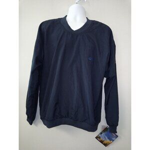 NWT Vintage Headwind Sun Mountain Sports Men's Blue Windbreaker Size Large